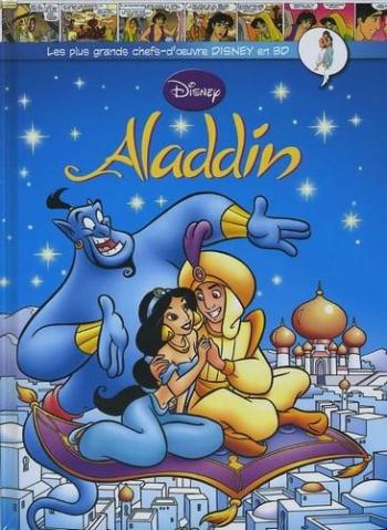 Couverture de l'album Les Plus Grands Chefs-d'oeuvre Disney en BD - 8. Aladdin