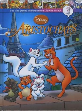 Couverture de l'album Les Plus Grands Chefs-d'oeuvre Disney en BD - 7. Les Aristochats
