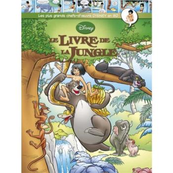 Couverture de l'album Les Plus Grands Chefs-d'oeuvre Disney en BD - 4. Le livre de la jungle