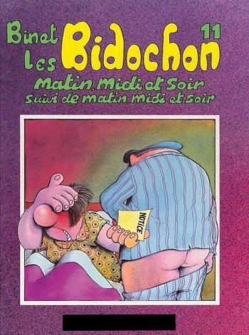 Couverture de l'album Les Bidochon - 11. Matin, midi et soir suivi de matin, midi et soir