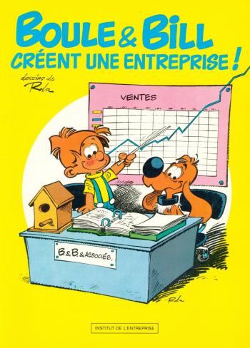 Couverture de l'album Boule & Bill (Publicitaires) - HS. Boule & Bill créent une entreprise