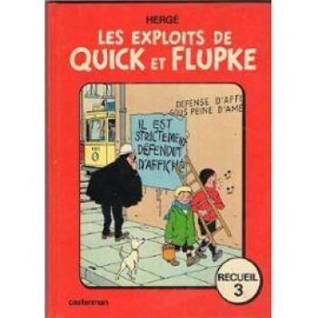 Couverture de l'album Les Exploits de Quick et Flupke (Recueil) - 3. Recueil n°3