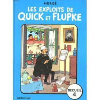 Couverture de l'album Les Exploits de Quick et Flupke (Recueil) - 4. Recueil n°4