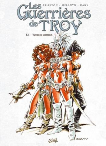 Couverture de l'album Les Guerrières de Troy - 1. Yquem le généreux N&B