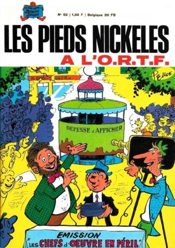 Couverture de l'album Les Pieds Nickelés (3e série - 1946-1988) - 62. Les Pieds Nickelés à l'O.R.T.F.