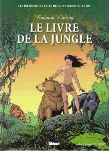 Couverture de l'album Les Incontournables de la littérature en BD - 5. Le Livre de la jungle