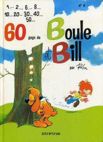 Couverture de l'album Boule & Bill - 4. 60 gags de Boule et Bill n 4