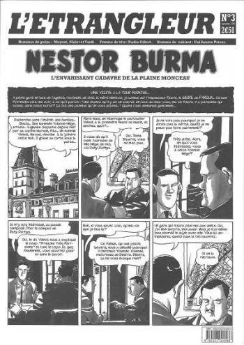 Couverture de l'album L'Etrangleur - Nestor Burma - 3. L'envahissant cadavre de la plaine Monceau 3