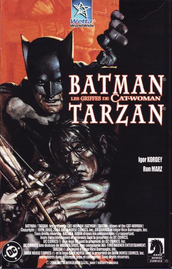 Couverture de l'album Batman & Tarzan - Les griffes de Cat-Woman (One-shot)