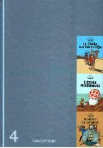 Couverture de l'album Tintin (Coffret 75e anniversaire) - 4. Volume 4 - Tomes 9 à 11