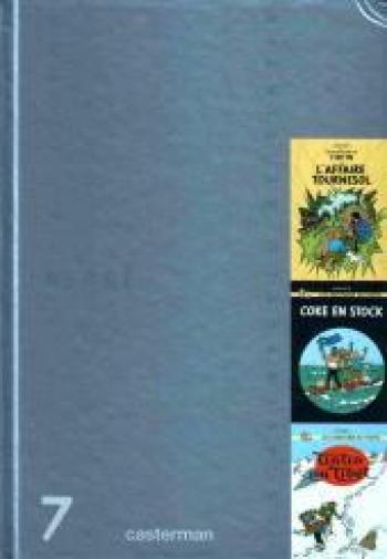 Couverture de l'album Tintin (Coffret 75e anniversaire) - 7. Volume 7 - Tomes 18 à 20