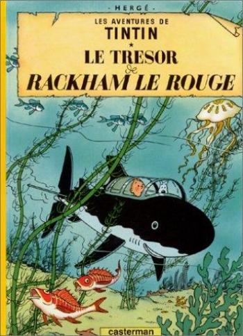 Couverture de l'album Les Aventures de Tintin - 12. Le Trésor de Rackam le Rouge