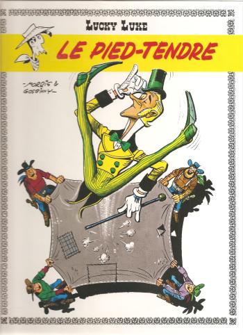 Couverture de l'album Lucky Luke (Lucky Comics / Dargaud / Le Lombard) - 2. Le pied-tendre