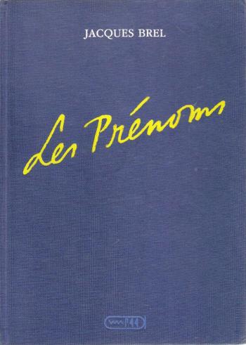 Couverture de l'album Jacques Brel - 2. Les Prénoms