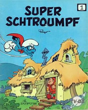 Couverture de l'album Les Schtroumpfs (Téléschtroumpfs) - 1. Superschtroumpf