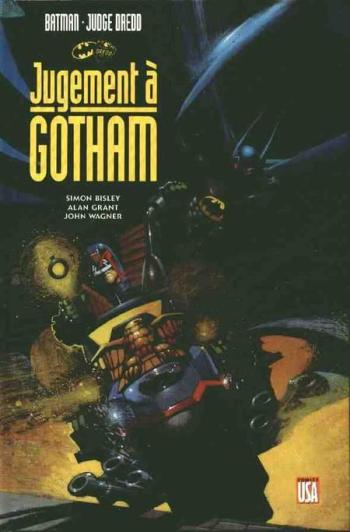 Couverture de l'album Batman / Judge Dredd - 1. Jugement à Gotham
