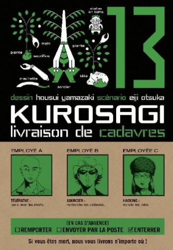 Couverture de l'album Kurosagi - Livraison de cadavres - 13. En cas d'absence, enterrez