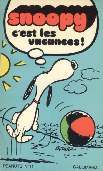 Couverture de l'album Snoopy (Gallimard) - 11. C'est les vacances!
