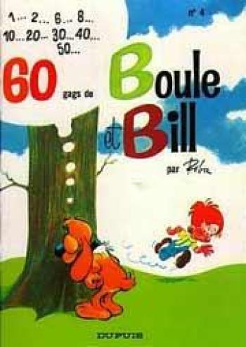Couverture de l'album Boule & Bill - 4. 60 gags de Boule et Bill n°4