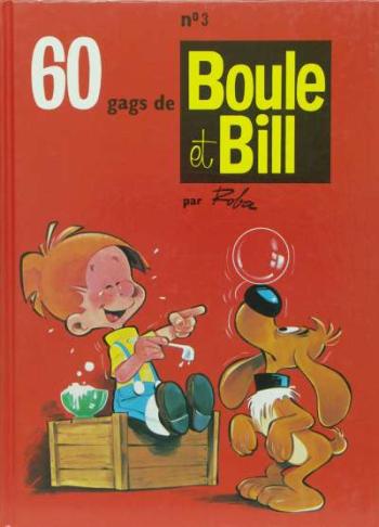 Couverture de l'album Boule & Bill - 3. 60 gags de Boule et Bill