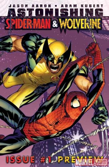Couverture de l'album Astonishing Spiderman & Wolverine (One-shot)
