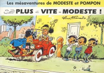 Couverture de l'album Les Mésaventures de Modeste et Pompon (Loup) - 2. Plus vite Modeste !