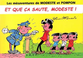 Couverture de l'album Les Mésaventures de Modeste et Pompon (Loup) - 4. Et que ça saute, Modeste !