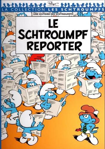 Couverture de l'album Les Schtroumpfs (Collection Télé 7 jours) - 10. Le Schtroumpf reporter