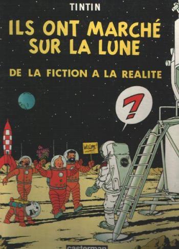 Couverture de l'album Tintin (Divers et HS) - HS. Ils ont marché sur la lune