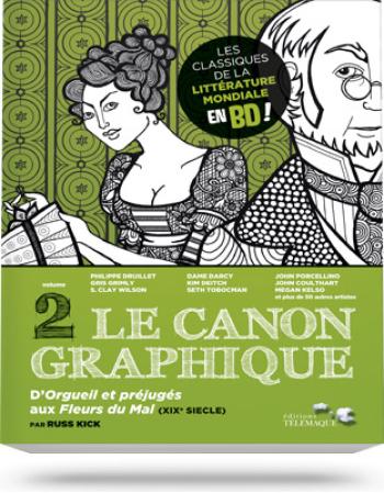 Couverture de l'album Le canon graphique - 2. D'Orgueils et Préjugés aux Fleurs du Mal