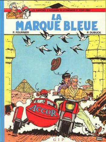Couverture de l'album Les Aventures d'Alexandre de la Mareneuve et d'Évry Cédex - 1. La Marque bleue