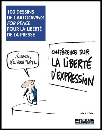 Couverture de l'album 100 dessins de Cartooning For Peace pour la liberté de la presse (One-shot)