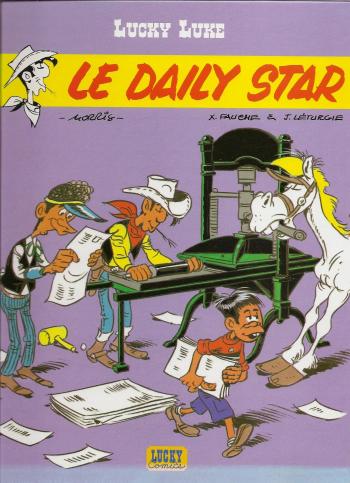 Couverture de l'album Lucky Luke (Lucky Comics / Dargaud / Le Lombard) - 23. Le Daily Star