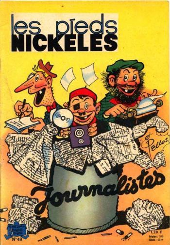 Couverture de l'album Les Pieds Nickelés (3e série - 1946-1988) - 49. Journalistes