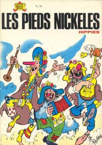 Couverture de l'album Les Pieds Nickelés (3e série - 1946-1988) - 71. Hippies