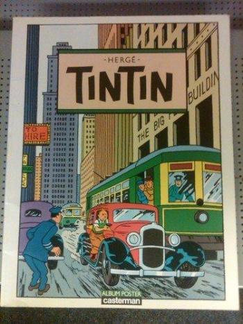 Couverture de l'album Tintin (Divers et HS) - HS. Album poster