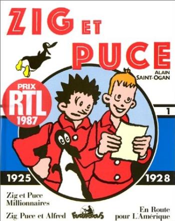 Couverture de l'album Zig et Puce (Futuropolis) - 1. Zig et Puce - 1925-1928