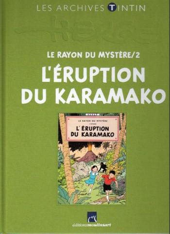 Couverture de l'album Les Archives Tintin - 26. Le Rayon du mystère/2 - L'Éruption du Karamako
