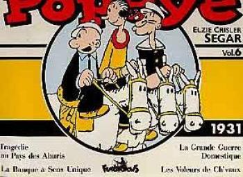 Couverture de l'album Popeye (Futuropolis) - 6. Popeye - 1931