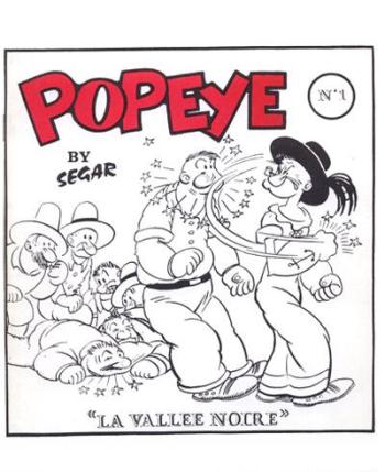 Couverture de l'album Popeye (Futuropolis) - HS. La vallée noire