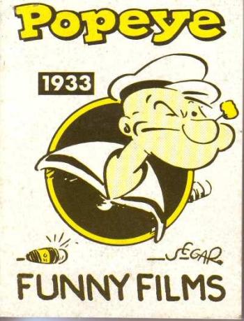 Couverture de l'album Popeye (Futuropolis) - HS. Funny films - 1933