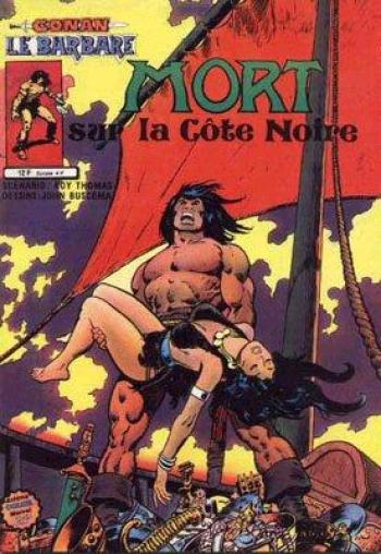 Couverture de l'album Conan le Barbare (1re série) - 16. Mort sur la Côte Noire
