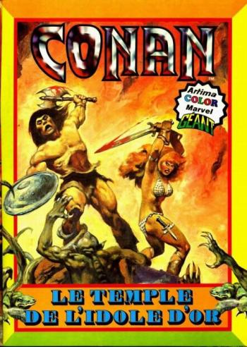 Couverture de l'album Conan (Artima Marvel Color géant) - 2. Le Temple de l'idole d'or