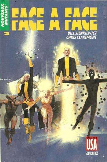 Couverture de l'album Super-héros (Comics USA) - 45. Nouveaux Mutants 2 : Face a face 2