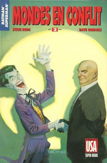 Couverture de l'album Super-héros (Comics USA) - 46. Batman/Superman 2 : Mondes en conflit
