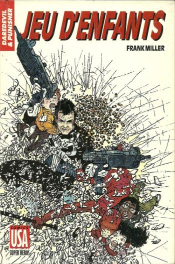 Couverture de l'album Super-héros (Comics USA) - 21. Daredevil & Punisher : Jeu d'enfants
