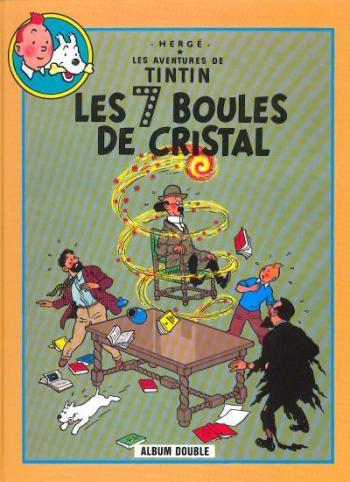 Couverture de l'album Tintin (France Loisirs - album double) - 10. Les 7 Boules de Cristal / Le Temple du Soleil