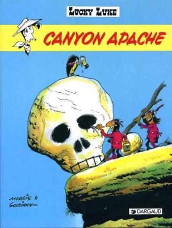 Couverture de l'album Lucky Luke (Lucky Comics / Dargaud / Le Lombard) - 6. Canyon Apache