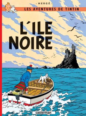 Couverture de l'album Les Aventures de Tintin (Petit format) - 7. L'Île noire