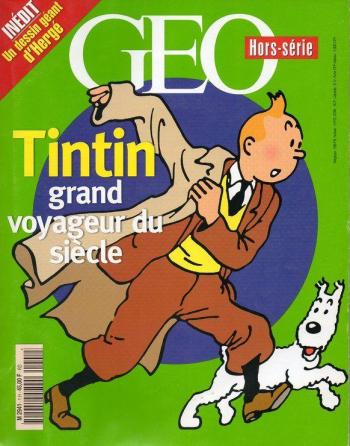 Couverture de l'album Tintin (Divers et HS) - HS. GEO - Tintin, grand voyageur du siècle
